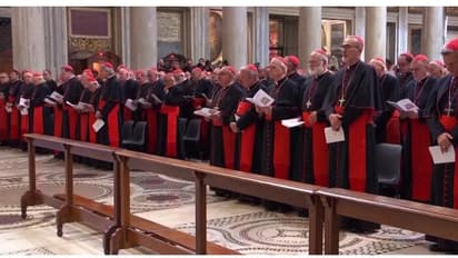 ' ക്രമരഹിതമായ ലോകത്തിന് വഴികാട്ടിയാകണം'; പുതിയ മാർപാപ്പയെ കുറിച്ച് കർദിനാൾമാർ ചർച്ച ചെയ്തെന്ന് വത്തിക്കാൻ