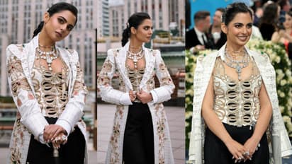 Met Gala நிகழ்வில் மின்னிய ஈஷா அம்பானி; விலைமதிப்பில்லா வைர நெக்லஸ்!!