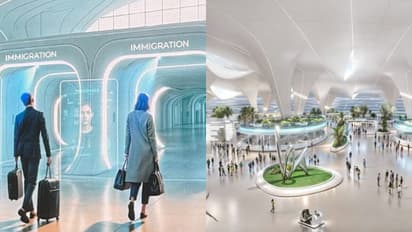 ഞൊടിയിടയിൽ ഇമിഗ്രേഷൻ, എല്ലാ സഹായത്തിനും 'ആൻഡ്രോയ്ഡ് കുഞ്ഞപ്പൻമാർ', ഇത് അൾട്രാ സ്മാർട്ട് എയർപോർട്ട്
