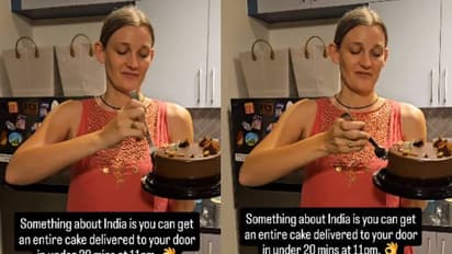 रात 11 बजे भी केक? अमेरिकन महिला का इंडिया वाला सरप्राइज