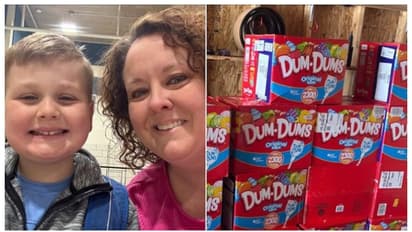 എട്ടു വയസ്സുകാരൻ ആമസോണിൽ  ഓർഡർ ചെയ്തത് 70,000 ലോലിപോപ്പുകൾ, വില 3.3 ലക്ഷം രൂപ !