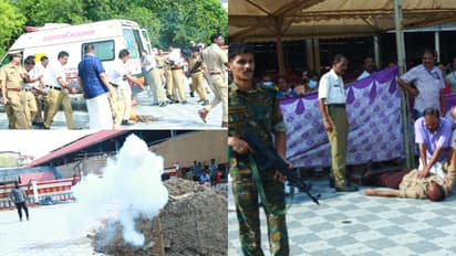 ഗുരുവായൂര് അമ്പലനടയില് അപായ ബെൽ മുഴങ്ങി, ഓടിയെത്തി പൊലീസും സുരക്ഷാ ഉദ്യോഗസ്ഥരും, മോക്ഡ്രിൽ പൂര്ത്തിയാക്കി