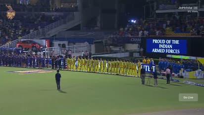 ಆಪರೇಶನ್ ಸಿಂದೂರ್‌ಗೆ ಐಪಿಎಲ್ ಪಂದ್ಯದಲ್ಲಿ ಟ್ರಿಬ್ಯೂಟ್, ಲೆ.ಕರ್ನಲ್ ಧೋನಿಗೆ ಗೆಲುವಿನ ಗೌರವ