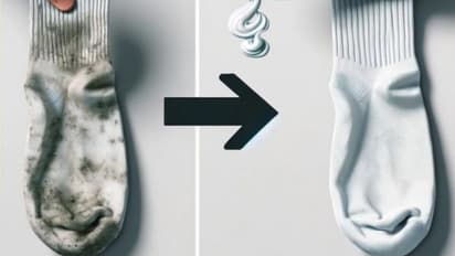 How to clean white socks