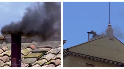 3 റൗണ്ട് വോട്ടെടുപ്പ് പൂർത്തിയായി; സിസ്റ്റൈൻ ചാപ്പലിൽ കറുത്ത പുക; മാര്പാപ്പയെ തെരഞ്ഞെടുത്തില്ല