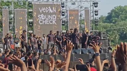 വേടൻ്റെ പരിപാടി കാണാൻ വൻ ജനക്കൂട്ടം, തിരക്ക് നിയന്ത്രിക്കാനാകാതെ പൊലീസ്; ആളുകൾക്ക് ദേഹാസ്വാസ്ഥ്യം, റദ്ദാക്കി