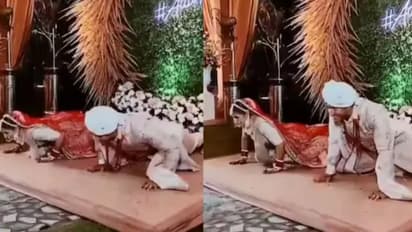 Viral Video: పెళ్లి వేదికపై జంట చేసిన పనికి అంతా షాక్..