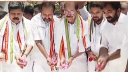 എത്തിയത് അനുഗ്രഹം യാചിക്കാൻ; ഉമ്മൻ ചാണ്ടിയുടെ കല്ലറയിലെത്തി നിയുക്ത കെപിസിസി പ്രസിഡന്റ് സണ്ണി ജോസഫ്