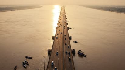 prayagraj ganga six lane bridge construction update