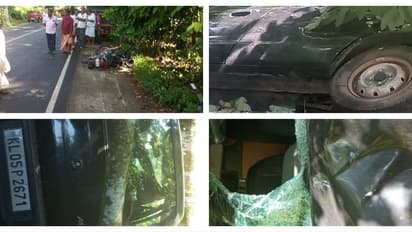 നിയന്ത്രണംവിട്ട കാർ വഴിയാത്രക്കാരായ 3 പേരെ ഇടിച്ചു, ലോട്ടറി തൊഴിലാളിക്ക് ദാരുണാന്ത്യം; അപകടം കോട്ടയത്ത്