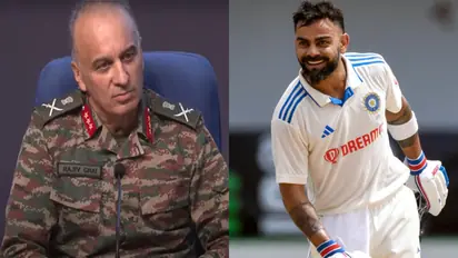 ಪತ್ರಿಕಾಗೋಷ್ಠಿ ವೇಳೆ ವಿರಾಟ್‌ ಕೊಹ್ಲಿ ನನ್ನ ಫೇವರೆಟ್‌ ಎಂದ  ಡಿಜಿಎಂಒ ಲೆ.ಜ. ರಾಜೀವ್ ಘಾಯ್