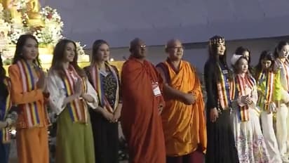 చార్మినార్‌, నాగార్జున సాగర్‌లో ప్రపంచ అందగత్తెలు సందడి.. బుద్ధవనంలో ప్రార్థనలు 