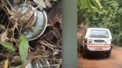 കാടുവെട്ടിത്തെളിക്കാൻ എത്തിയവർ കണ്ടത് സ്റ്റീൽ ബോംബ്, കഴിഞ്ഞ വർഷം സ്ഫോടനം നടന്ന പ്രദേശത്തിന് സമീപത്താണ് സംഭവം