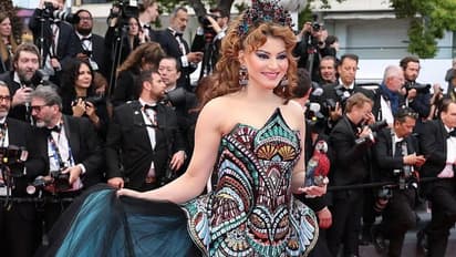 కాన్స్లో ఊర్వశి రౌటేలా: డోర్ మధ్యలో ఇరుక్కుపోయిన సంఘటన వైరల్