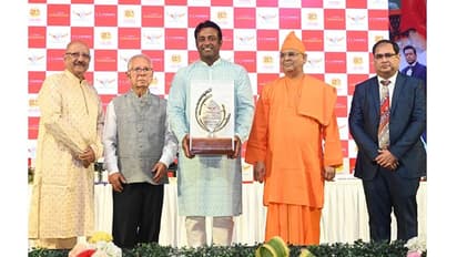 Shri Leander Paes was conferred with the prestigious P.C. Chandra Puraskaar 2025