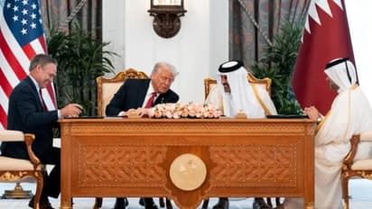 ട്രംപിന്റെ സാന്നിദ്ധ്യത്തിൽ ഖത്തർ ഒപ്പുവെച്ചത് ബോയിങ് ചരിത്രത്തിലെ ഏറ്റവും വലിയ ഡീൽ; വാങ്ങുന്നത് 160 വിമാനങ്ങൾ