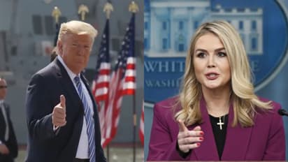 'ട്രംപിന് നന്ദി അറിയിക്കാൻ വെയ്റ്റർ പറഞ്ഞു', പ്രസിഡന്റിന് പിന്നാലെ പ്രസ് സെക്രട്ടറിയും; വീണ്ടും അവകാശ വാദം