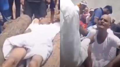 'ആ വെള്ളി വള എനിക്ക് വേണം', ചിതയുടെ മുകളിൽ പ്രതിഷേധവുമായി മകൻ; സംസ്കാര ചടങ്ങുകൾ വൈകിയത് 2 മണിക്കൂ‍ർ 