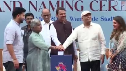 माता-पिता ने Wankhede Stadium में किया रोहित शर्मा स्टैंड का उद्घाटन