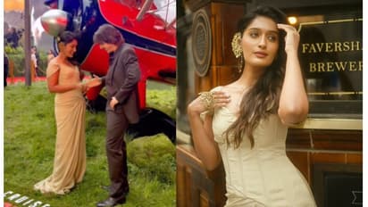 టామ్ క్రూజ్ ని కలిసిన పెరుసు మూవీ హీరోయిన్..అంత పెద్ద స్టార్ ఆమెతో ఇలా, వైరల్ వీడియో 