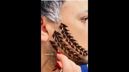 ಕೈ ಕಾಲುಗಳಿಗೆ ಮಾತ್ರವಲ್ಲ, ಮುಖಕ್ಕೂ ಮೆಹಂದಿ ಹಚ್ಚುವ ಟ್ರೆಂಡ್ ವೈರಲ್