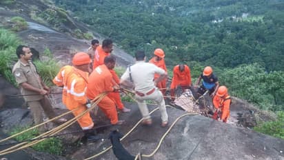 കോട്ടപ്പാറ വ്യൂ പോയിന്റിൽ നിന്ന് 23കാരൻ വീണത്70 അടി കൊക്കയിലേക്ക്,ഫയർഫോഴ്സിന്റെ കരുതലിൽ സാംസണ് പുതുജീവൻ