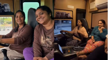 കാരവനിൽ മലയാളി കുടുംബത്തിന്റെ ലഡാക്ക് യാത്ര, സൂപ്പർ വൈറലായി ജലജയും കുടുംബവും,റീലിന് വ്യൂ 54 മില്യൺ