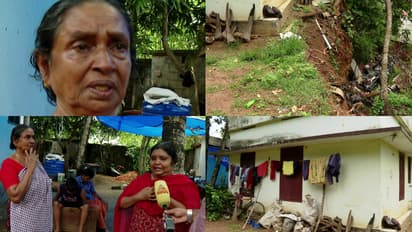 'വീട്ടിനുള്ളിൽ കയറാൻ പേടി, ഏതുനിമിഷവും അത് സംഭവിക്കും; വീടുണ്ടായിട്ടും ടാർപോളിൻ ഷീറ്റിന് കീഴിൽ ദുരിതജീവിതം