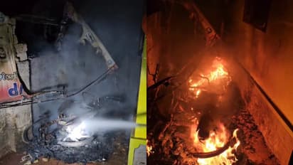 പുലർച്ചെ വീടിന് പുറത്ത് തീ, ഞെട്ടിയുണർന്നപ്പോൾ കണ്ടത് കത്തുന്ന ബൈക്ക്; ലഹരി വ്യാപാരം ചോദ്യംചെയ്തതിന് പ്രതികാരം