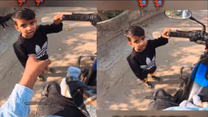 ಪುಟ್ಟ ಕಂದನ ಹೆಗಲ ಮೇಲೆ ಬದುಕಿನ ಭಾರ: ಮನಕಲುಕುವ ವಿಡಿಯೋ ವೈರಲ್