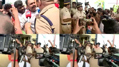 ദേശീയപാത തകർന്ന സംഭവം; നിർമ്മാണ കമ്പനിയിലേക്ക് നടത്തിയ യൂത്ത് കോൺ​ഗ്രസ് മാർച്ചിൽ സംഘർഷം, അബിൻ വർക്കി അറസ്റ്റിൽ