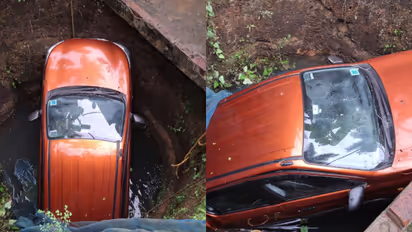 ഡ്രൈവിങ് പഠിക്കുന്നതിനിടെ കാര്‍ നിയന്ത്രണം വിട്ട് കിണറ്റിലേക്ക് വീണ് അപകടം; കാര്‍ ഓടിച്ച സ്ത്രീക്ക് പരിക്ക്