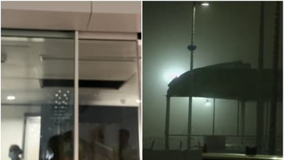 കനത്ത മഴയിൽ ദില്ലി വിമാനത്താവളത്തിലെ മേൽക്കൂരയുടെ ഷീറ്റ് ഇളകിവീണു; മലയാളി യാത്രക്കാരിക്ക് പരിക്ക്