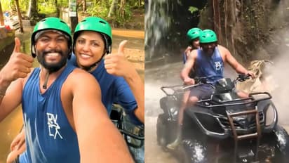 ഇവൻ വിചാരിച്ച പോലെയല്ല, പക്ഷേ മെരുക്കിയെടുത്തു'; വീഡിയോയുമായി ശ്രീവിദ്യയും രാഹുലും