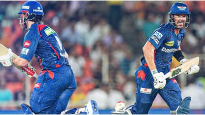 പവര് പ്ലേയിൽ വിക്കറ്റ് കളയാതെ ബാറ്റര്മാര്; ഗുജറാത്തിനെതിരെ ലക്നൗവിന് ഭേദപ്പെട്ട തുടക്കം