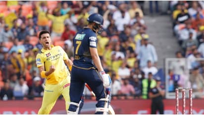 ധോണിയുടെ കെണിയിൽ ഗിൽ വീണു; മൂന്ന് വിക്കറ്റുകൾ നഷ്ടം, ഗുജറാത്ത് കിതക്കുന്നു