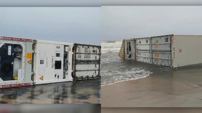 ചരക്കു കപ്പലിലെ കൂടുതൽ കണ്ടെയ്നറുകൾ കേരള തീരത്തേക്ക്; കൊല്ലത്ത് വിവിധയിടങ്ങളിൽ തീരത്തടിഞ്ഞു, അതീവ ജാഗ്രത