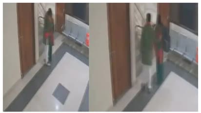 പാർട്ടി ഓഫിസിൽ യുവതിയുമായി ജില്ലാ പ്രസിഡന്റ്, വീഡിയോ പുറത്തായതോടെ വിവാദം, സഹായിച്ചതാണെന്ന് വിശദീകരണം