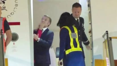 Emmanuel Macron breaks silence over bizarre clip of wife Brigitte slapping him
