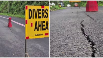 വയനാട്ടിൽ മലയോര ഹൈവേ റോഡിൽ വിള്ളൽ, ടാറിങ്ങ് നടന്നത് കഴിഞ്ഞയാഴ്ച 