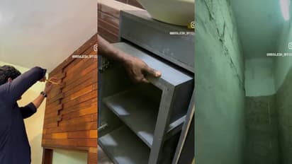 ചാക്ക ഐടിഐക്ക് സമീപമുള്ള വീട്ടിൽ ഒരു രഹസ്യ മുറി, ഉള്ളിൽ വേറൊരു ലോകം! പുറമേക്ക് ചുവരിൽ അലങ്കാരപ്പണികൾ; പിടിയിൽ