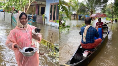 കനത്ത മഴയും കിഴക്കന് വെള്ളത്തിന്റെ വരവും; കുട്ടനാടും അപ്പർകുട്ടനാടും മുങ്ങുന്നു