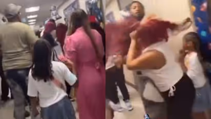 മോശമെന്ന് പറഞ്ഞാൽ മഹാമോശം; സ്കൂളിൽ രക്ഷിതാക്കളുടെ കൂട്ടത്തല്ല്, ഭയന്നുകരഞ്ഞ് കുഞ്ഞുങ്ങൾ