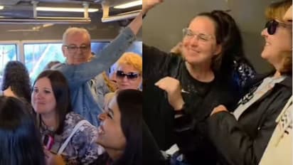 ഈഫൽ ടവറിലെ തിങ്ങിനിറഞ്ഞ ലിഫ്റ്റ്, ഹിന്ദി പാട്ടുപാടി ഇന്ത്യൻ സഞ്ചാരികൾ; മറ്റുള്ളവരുടെ പ്രതികരണത്തിൽ അത്ഭുതം!