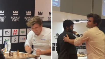 മാഗ്നസ് കാള്സനെ വീഴ്ത്തി ഇന്ത്യയുടെ ഡി ഗുകേഷ്, തോൽവിക്കൊടുവില് രോഷം അടക്കാനാവാതെ ലോക ഒന്നാം നമ്പര് താരം