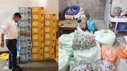 fssai raid fake cold drink ghee factory sambhal aravalli illegal food production