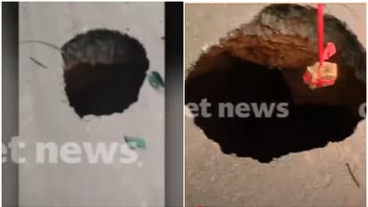 കണ്ണൂരിൽ നടുറോഡിൽ പൊടുന്നനെയുണ്ടായ കൂറ്റൻ കുഴിക്ക് കാരണം സോയിൽ പൈപ്പിങെന്ന് സംശയം; ആഴം 5 മീറ്ററിലേറെ
