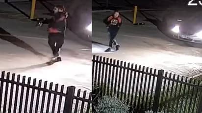 എത്തിയത് കാറിൽ, ചുവപ്പും കറുപ്പും ഹൂഡി വേഷം, സ്കൂളിന് മുന്നിലെത്തി ഡാൻസ്, മുങ്ങിയത് നാലരലക്ഷത്തിന്റെ മുതലുമായി