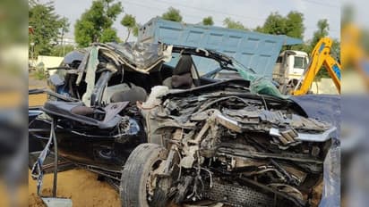 delhi jaipur nh48 accident khatu shyam devotees dead neemrana