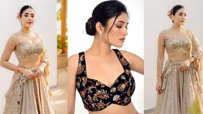 Sweetheart neckline blouse